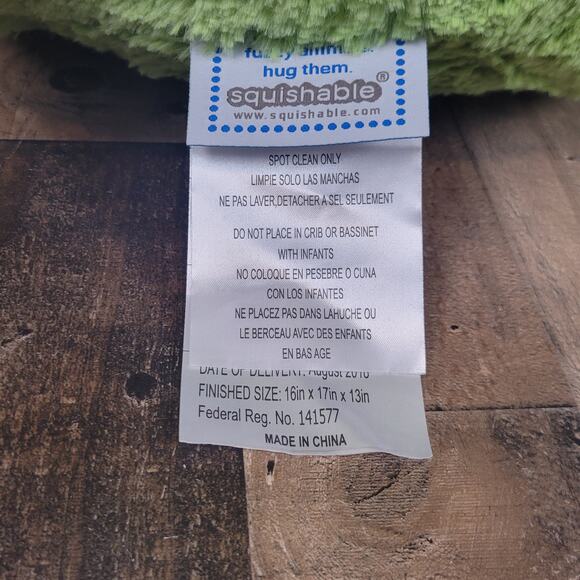 Squishable Android Green Droid Plush Stuffed Mascot Retired 2011 NWT 16" - Picture 5 of 12